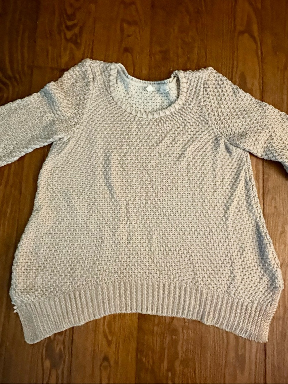 Women’s anthropology Moth brand Gold/Cream Textured Knit Sweater
